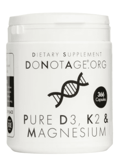 Pure D3, K2 & Magnesium kompleksas normaliai kaulų būklei palaikyti