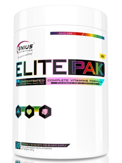 Genius Nutrition Elite Pak – vitaminų ir mineralų kompleksas aktyviems žmonėms (30 pak.)