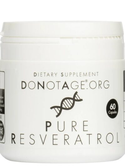 Pure Resveratrol kapsulės antioksidacinei ląstelių apsaugai