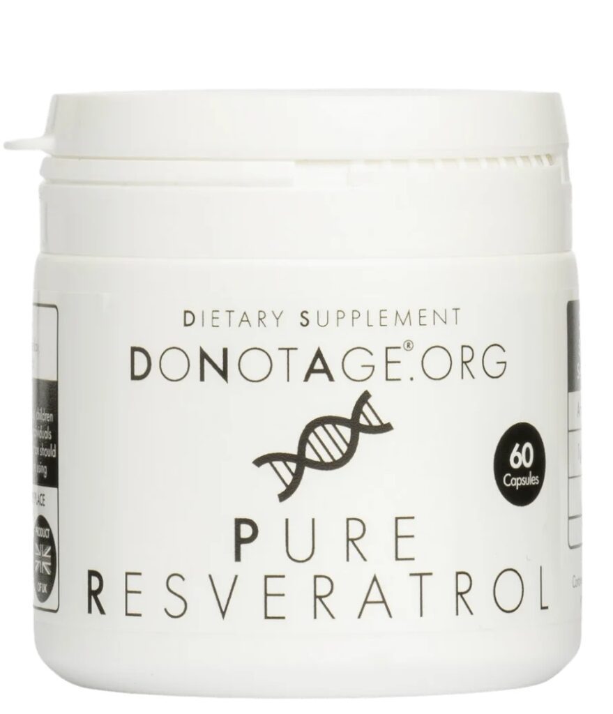 Pure Resveratrol kapsulės antioksidacinei ląstelių apsaugai