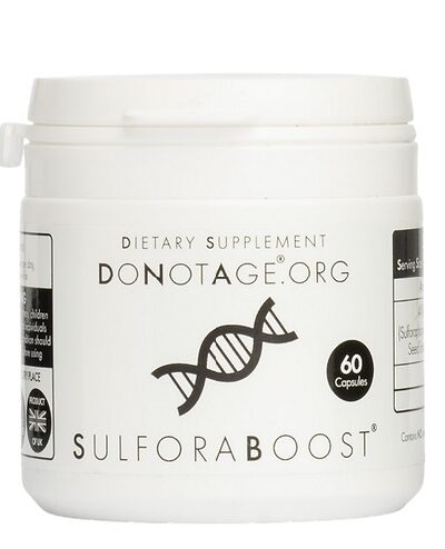 DoNotAge SulforaBoost 230mg maisto papildas kasdienės mitybos praturtinimui.